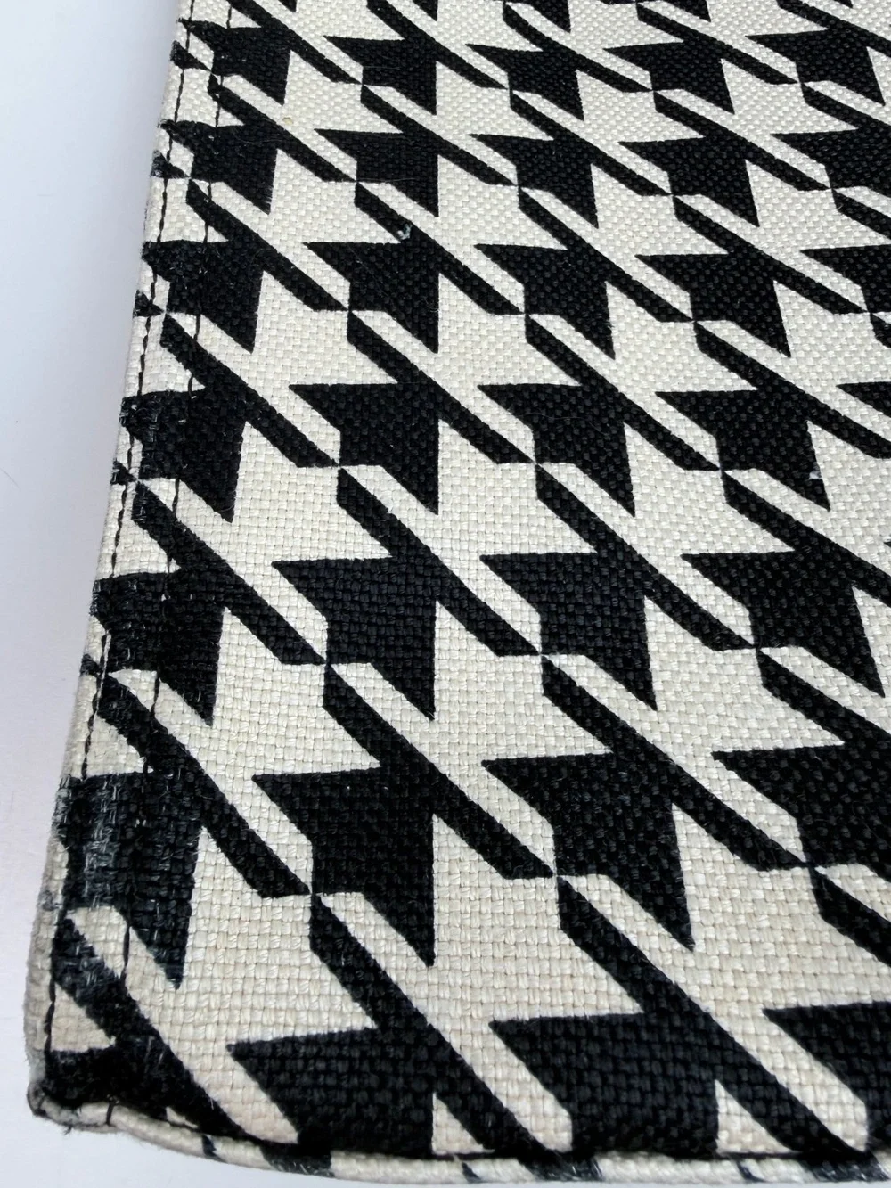 Rare Large Spartina 449 Houndstooth Print Tote Bag